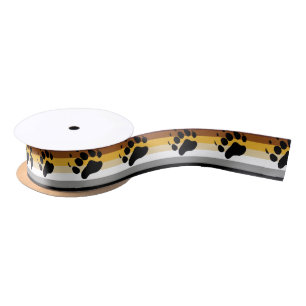 Bear Pride Flag Satin Ribbon