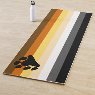 Bear Pride Flag Yoga Mat
