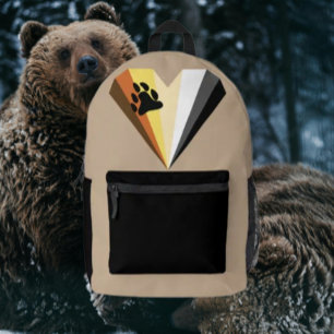 Bear Pride Heart Backpack