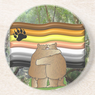 Bear Pride in the Woods Coaster