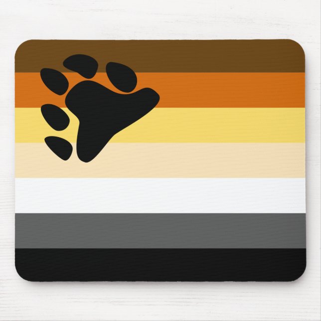 Bear Pride Mouse Mat (Front)