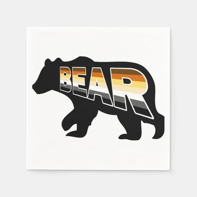 Bear Pride Napkin (Front)