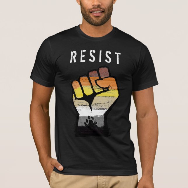 Bear Pride Paw Fist T-Shirt (Front)