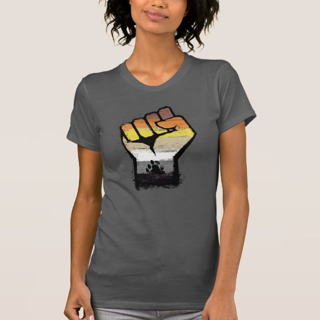 Bear Pride Paw Fist T-Shirt (Front)