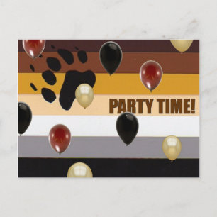 Bear Pride Postcard Invitations