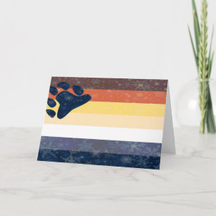 Bear Pride Snowflake Card