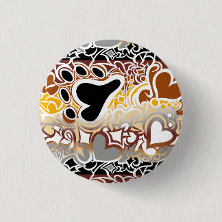 Bear Pride Squiggle Button