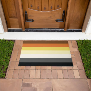 Bear Pride Stripe Doormat
