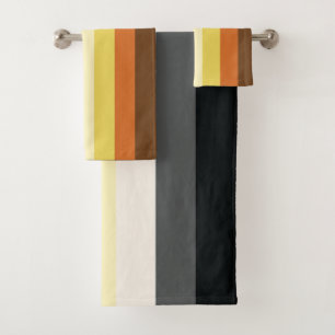 Bear Pride Stripes Bath Towel Set
