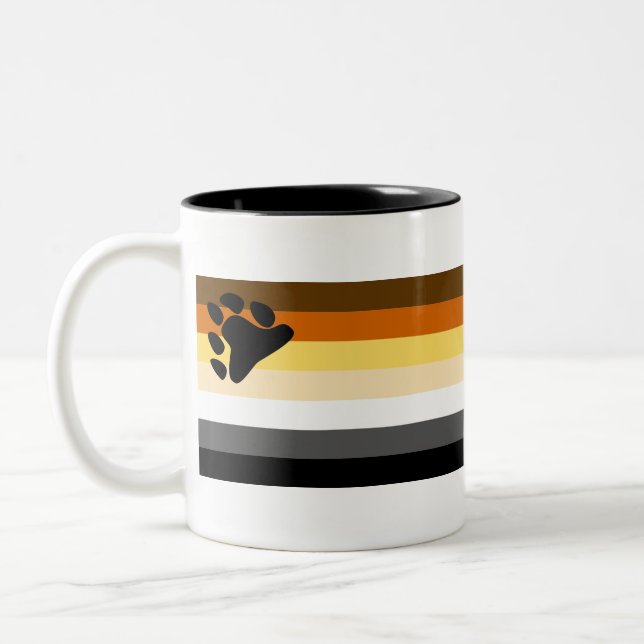 Bear Pride Two-Tone Coffee Mug (Left)