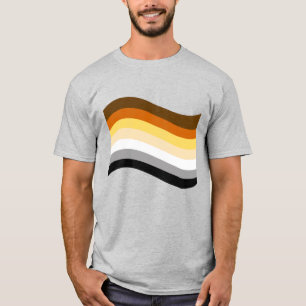 Bear Pride Wavy Flag T-Shirt