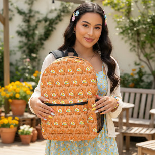 Bear Printed Backpack