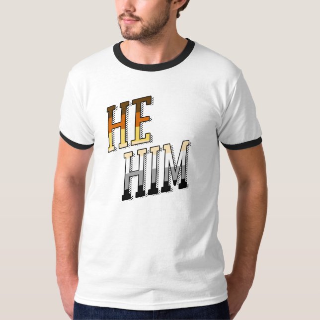 Bear Pronouns Pride T-Shirt (Front)