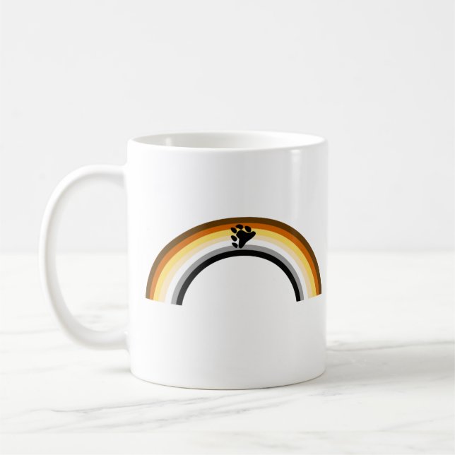Bear Rainbow Coffee Mug (Left)