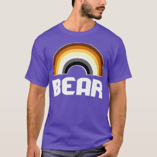 Bear Rainbow Gay Bear LGBT Gay Pride Bear Wolf T-Shirt