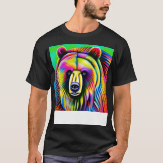 Bear Rainbow Painting T-Shirt