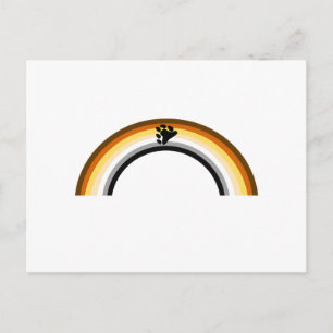 Bear Rainbow Postcard
