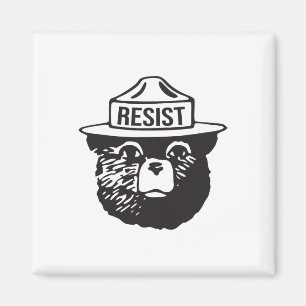 Bear Resist Protect National Park Anti Trump 8647 Magnet