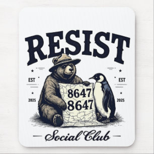Bear Resist Protect National Park Anti Trump 8647  Mouse Mat