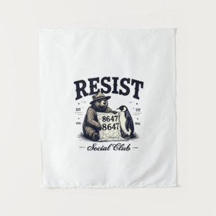 Bear Resist Protect National Park Anti Trump 8647  Tapestry