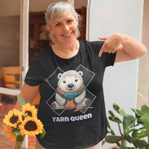 Bear Retirement Gifts for Crocheter Mum Grandma T-Shirt