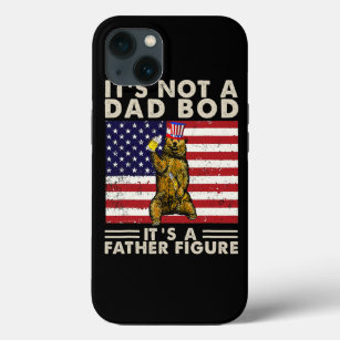 Bear Retro Its Not A Dad Bod Its A Father Figure U Case-Mate iPhone Case