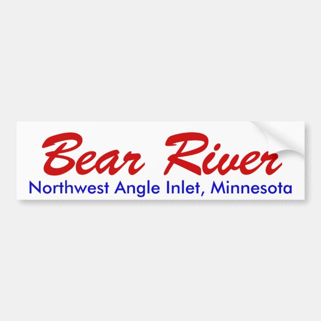 Bear River Bumper Sticker (Front)