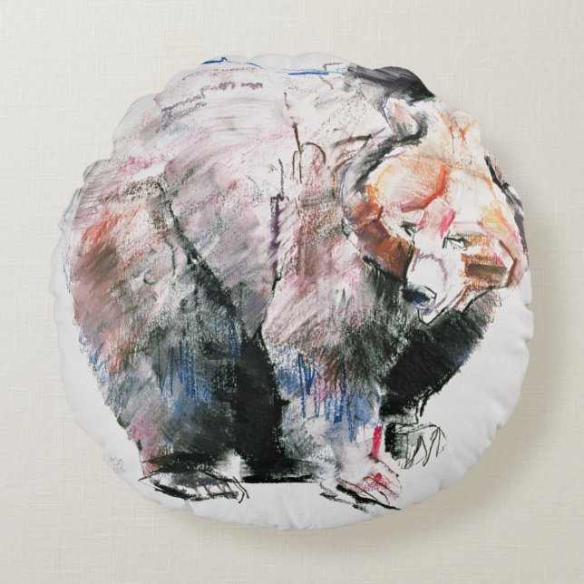 Bear Round Cushion (Front)