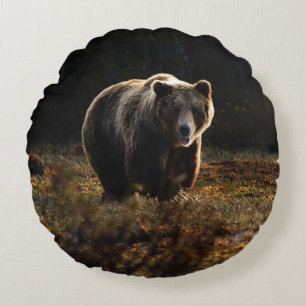 Bear Round Pillow