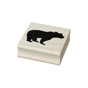 Bear Rubber Stamp