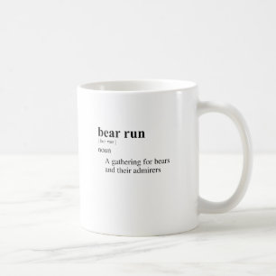 BEAR RUN COFFEE MUG