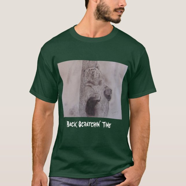 Bear Scratching T-Shirt (Front)