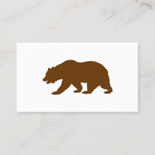 Bear Shape Business Card