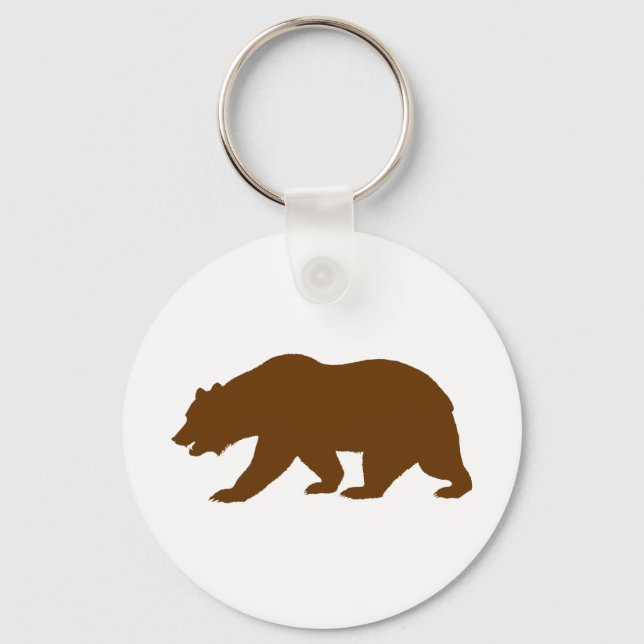 Bear Shape Key Ring (Front)