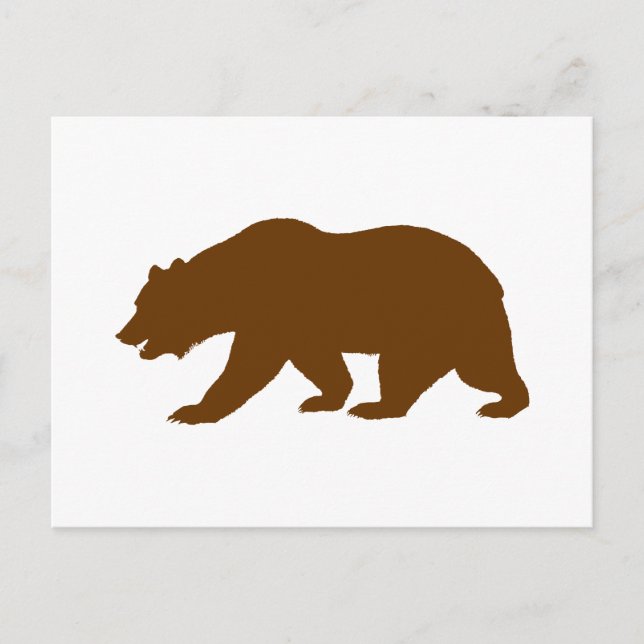 Bear Shape Postcard (Front)