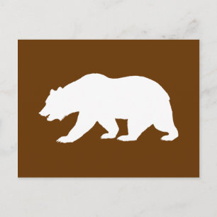 Bear Shape Postcard