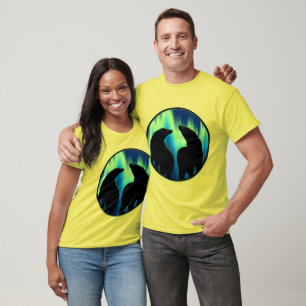 Bear Shirt Northern Lights Organic Bear T-shirt