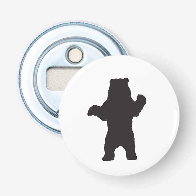 Bear Silhouette Bottle Opener (Front)