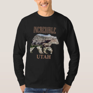 Bear Silhouette Incredible Utah Escalante Wilderne T-Shirt