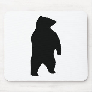 Bear Silhouette Mouse Mat