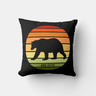 Bear Silhouette No. 480 Otis  Cushion