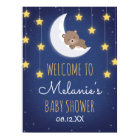 Bear Sleeping Love You The Moon Back Baby Shower