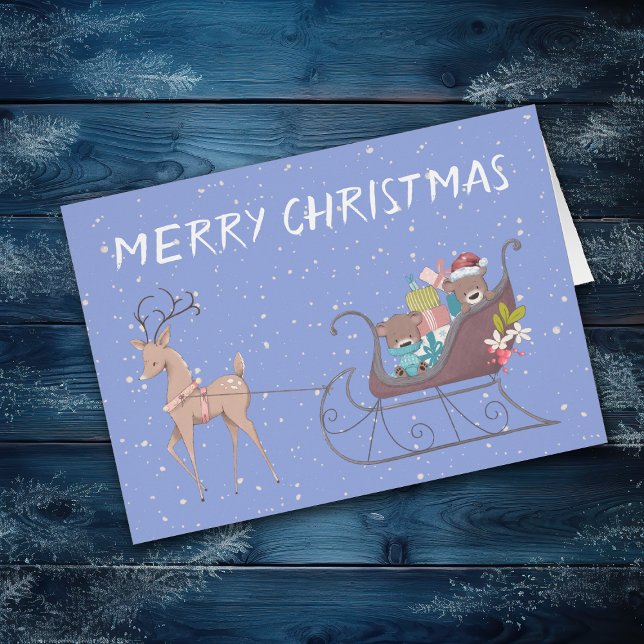 Bear Sleigh and Reindeer Christmas (Creator Uploaded)