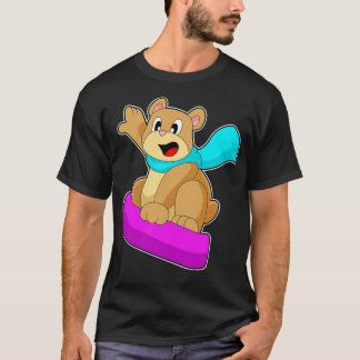 Bear Snowboard Winter sports T-Shirt