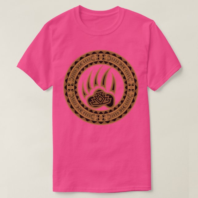 Bear Spirit Brown  T-Shirt (Design Front)