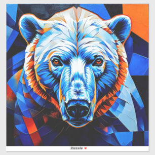 Bear Stained Glass