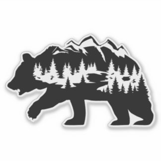 Bear Sticker.