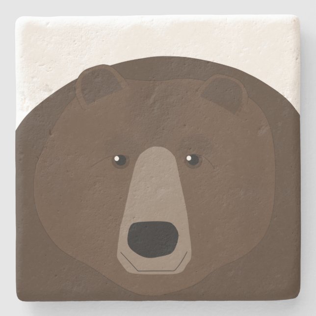 Bear Stone Coaster (Front)