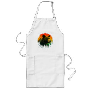 Bear sunset nature animal wildlife long apron