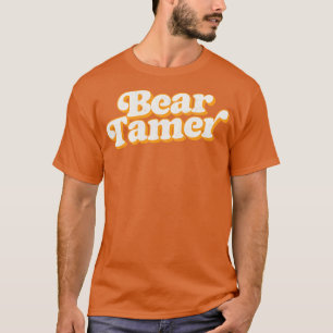 Bear Tamer Faded Vintage Style Design T-Shirt